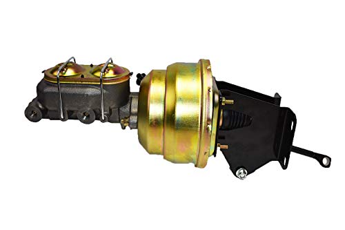 A-Team Performance - Dual Power Brake Booster Conversion Kit 8" - Compatible with 1974-86 Jeep CJ7 CJ5 Disc/Disc - image 1