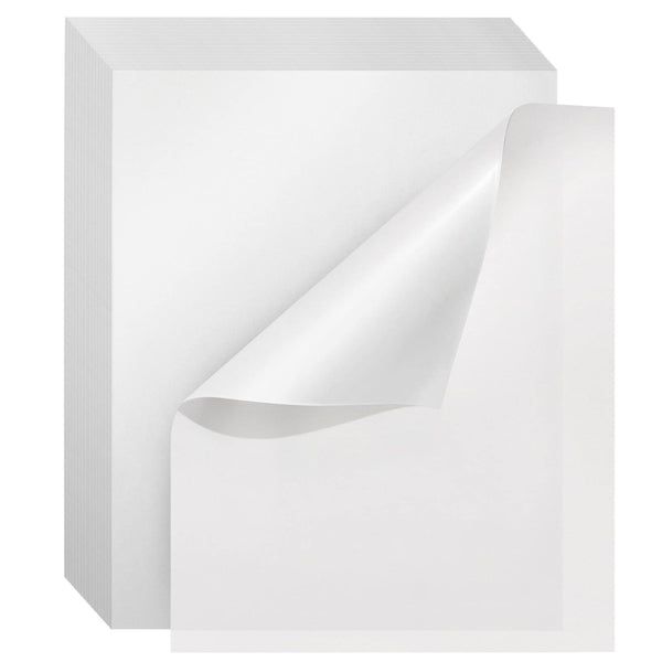 Bright Creations Glassine Sheets - Archival Glassine Paper for Artwork - Photo Protection Paper for Grease-Resistant Baking & DIY Crafts - 100 Pack, 16x20 in, White - image 1