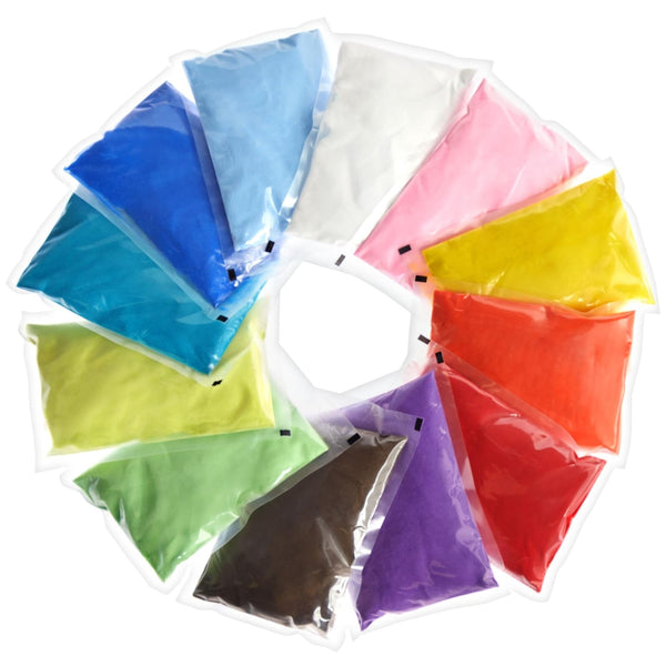 Bright Creations Colored Sand Set - Multi Colored Sand Art Kit for Arts & Crafts - Wedding Decoration & Vase Filling - Pack of 12, 1 Lb per bag, 12 Lb Total - image 1