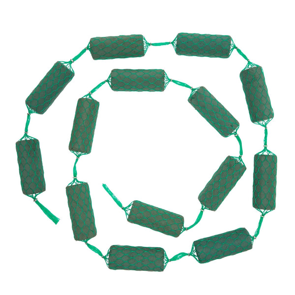 Bright Creations Floral Foam Garlands - 14 Pieces, 9 ft Total, Green - Wet Foam & Garland Decorations - image 1
