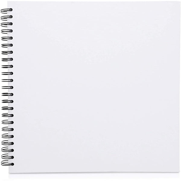 Hardcover Scrapbook Album (12 x 12 Inches, White, 40 Sheets, 80 Pages) - image 1