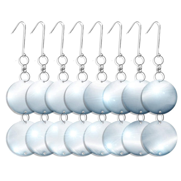 De-Bird Reflective Hanging Discs – Outdoor Reflective Garden Accessories with Swivel Hooks – Reflective Discs for Gardens, Patios, Trees, and Balconies – 8 Pack - image 1