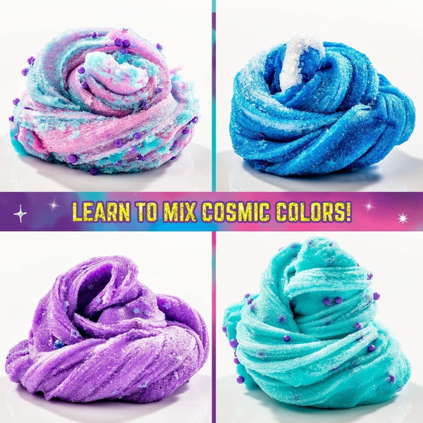 GirlZone Cosmic Cloud Slime Kit, Premade Galaxy Slime Kit for Girls Ages 10-12 with Glitter & Inks - image 1