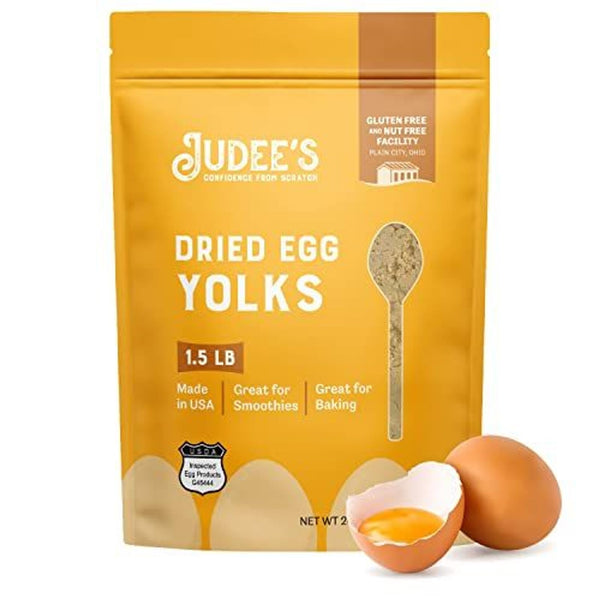 Judee's Gluten Free Dried Egg Yolk Powder - Protein-Rich Baking Mix & Egg Yolks for Baking - Gluten-Free Smoothie Booster & Protein Powder - 1.5 lb - Pack of 1 - image 1