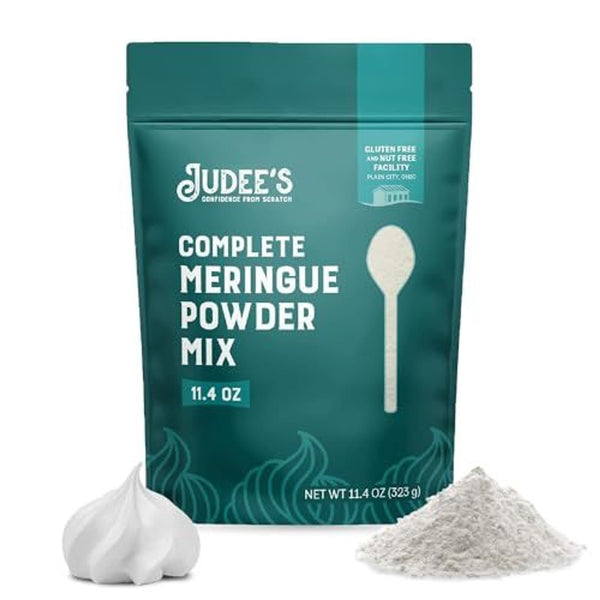 Judee's Gluten Free Complete Meringue Powder Mix - Royal Icing Mix & Cookie Decorating Supplies - Meringue Powder for Cookies & Pies - 11.4 Oz - image 1