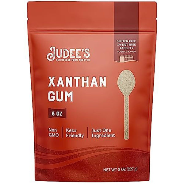 Judee's Gluten Free Xanthan Gum Powder - Gluten Free Baking - Liquid Thickener for Soups & Sauces - Ice Cream Thickener - 8 Oz - image 1