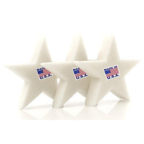 IMPRESA Scum Star Swimming Pool & Hot Tub Oil Absorbing Sponge - 3-Pack, White Star - Spa Scum Absorber & Skimmer Sponge - Pool Accessories - Made in USA - image 1