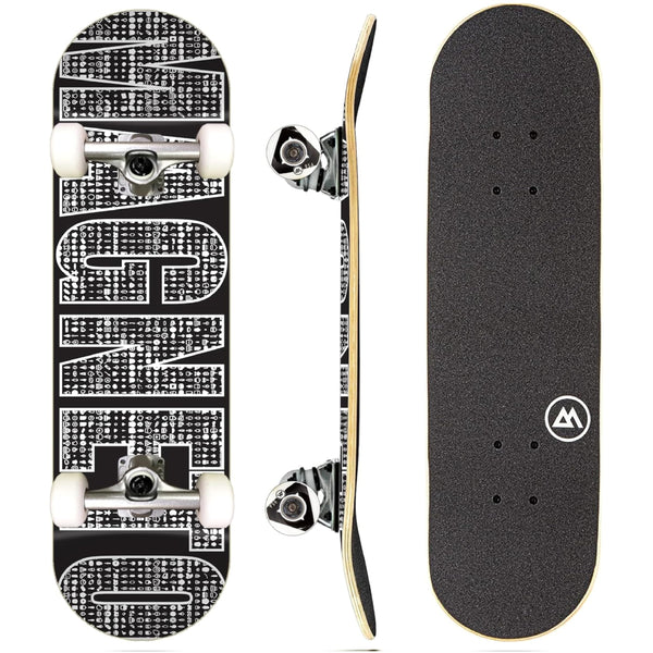 Magneto Complete Skateboard - 7-Ply Maple Deck Youth & Cruiser Skateboard - Double Kick Concave for Tricks - Smooth 95A Urethane Wheels & ABEC-5 Bearings - 27.5 x 7.75 in, Candy - image 1