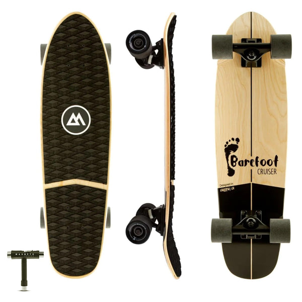 Magneto Skateboard Cruiser - 7-Ply Maple Deck Beginner Skateboard - Smooth Ride with Stomp Pad & Urethane Wheels - Compact Mini Cruiser for Kids & Adults - 27.5 in x 7.5 in - image 1