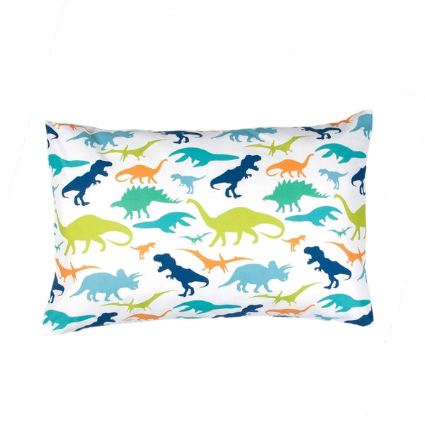 Kids Rule 3-Piece Multicolor Dinosaurus Bed Sheet Set for Boys & Kids - 1 Twin Flat and 1 Twin Fitted Sheet, Queen Pillowcase, Soft Brushed Microfiber Smooth Durable Polyester - image 1