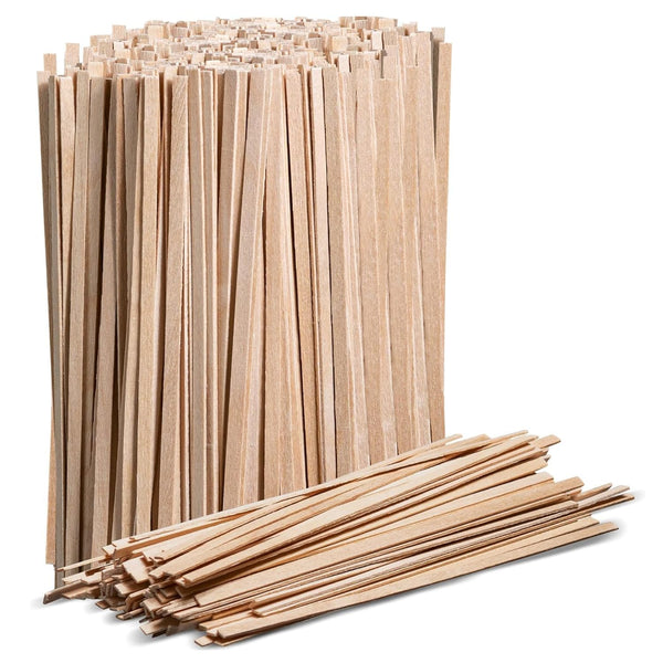 1000 Wooden Coffee Stirrer by Prestee - Disposable 5.5 inches Long Wooden Stir Sticks for Coffee and Cocktails - Smooth, Splinter-Free Beverage Mixers - Ideal for Cafe, Bars and Drink Stations - image 1