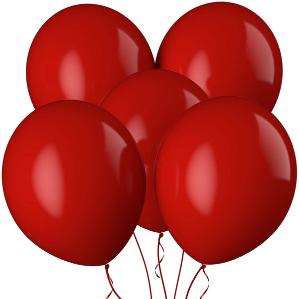 Prextex Red Jumbo Balloons - 30 Extra Large 18 Inch Red Balloons for Photo Shoot, Wedding, Baby Shower, Birthday Party and Event Decoration - Strong Latex Big Round Balloons - Helium Quality - image 1