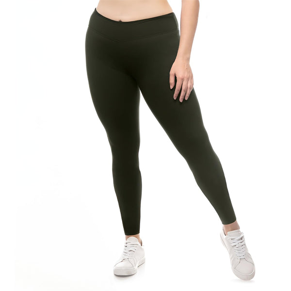 SATINA OliveHigh Waisted Leggings for Women - Olive Full Length Women's Leggings - image 1