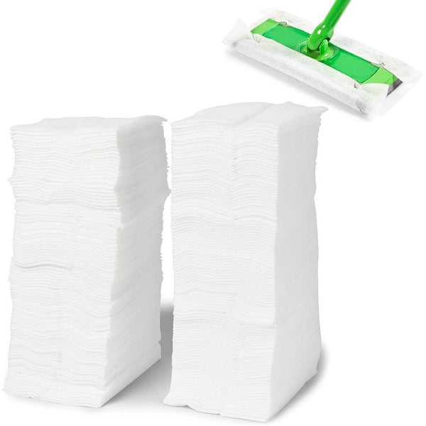 Disposable Dry Mop Pads for All Purpose Floor Cleaning (200 Count)