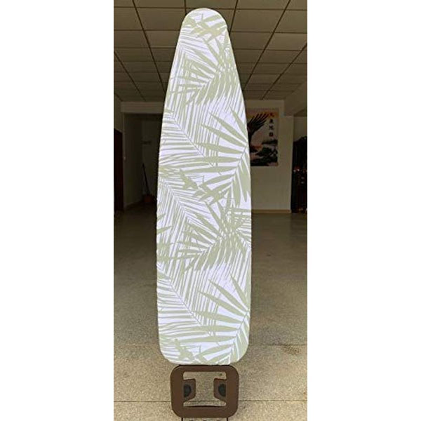 Juvale Ironing Board Cover and Pad, Heavy Duty, White Palm Print (15 x 54 in)